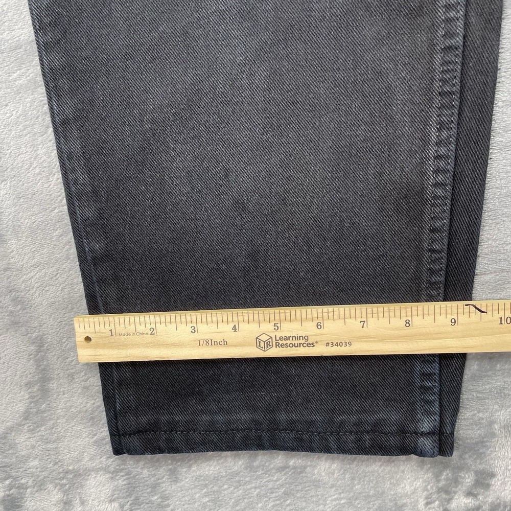 Vintage 90s Men 30x34 Fits 30x29 Levi's Silvertab Loose Fit Jeans Black Made USA - Picture 12 of 13